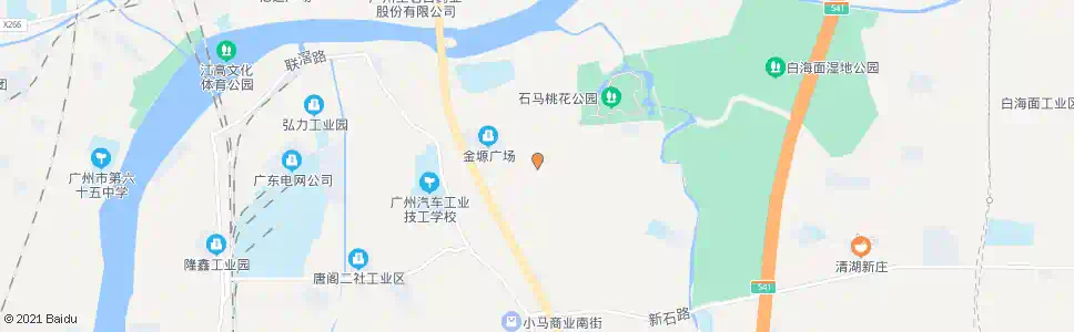 广州石马公交场总站_公交站地图_广州公交_妙搜公交查询2025