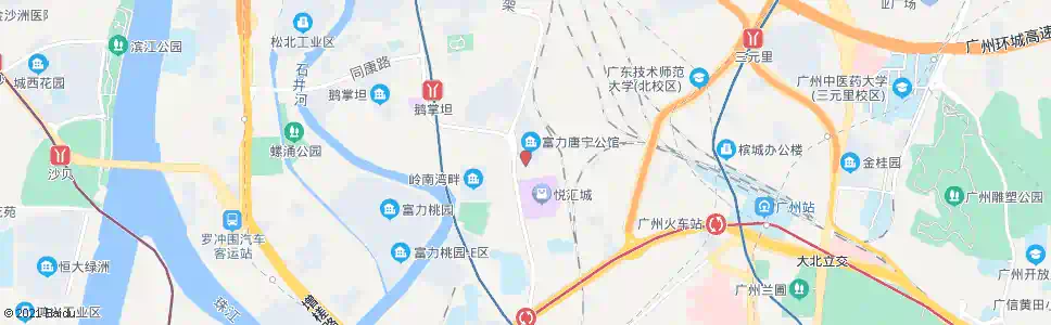 广州西湾路总站(唐宁花园)_公交站地图_广州公交_妙搜公交查询2025