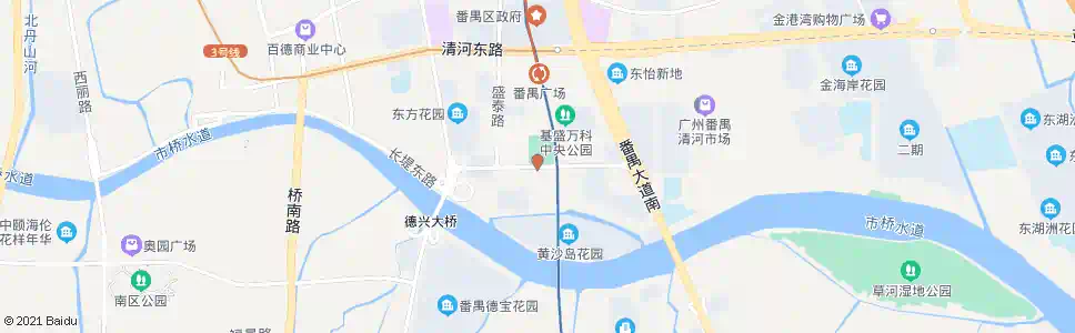 广州东翠园_公交站地图_广州公交_妙搜公交查询2025