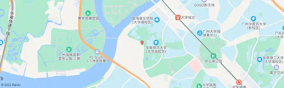 广州北亭村大街(原西五路站)_公交站地图_广州公交_妙搜公交查询2025