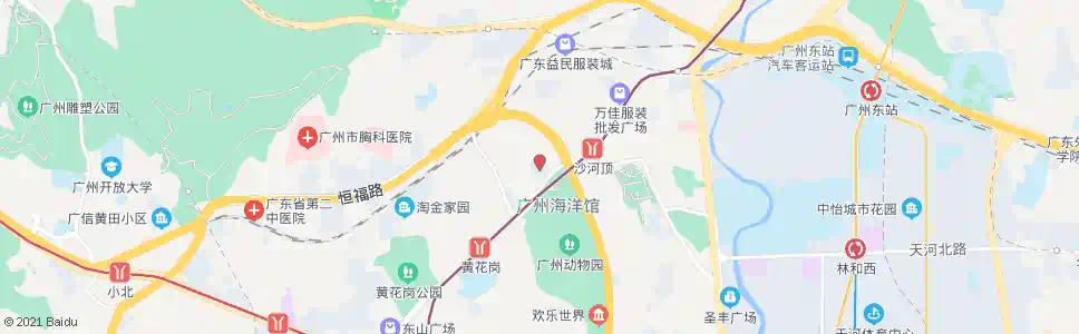 广州市委党校_公交站地图_广州公交_妙搜公交查询2025