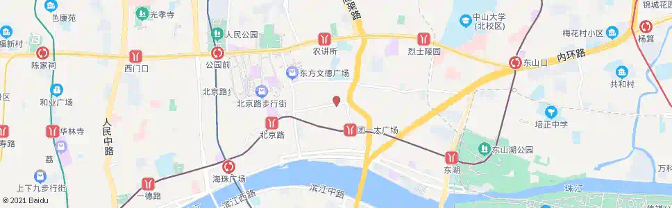 广州万福东_公交站地图_广州公交_妙搜公交查询2025
