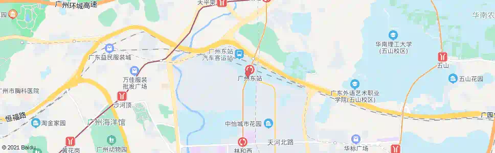 广州齐富路东_公交站地图_广州公交_妙搜公交查询2025
