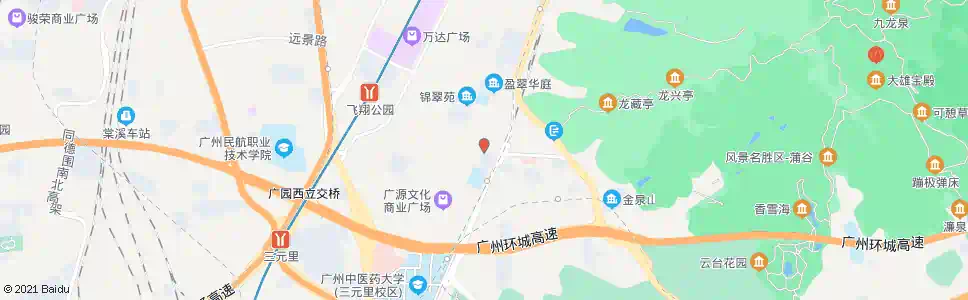 广州云苑直街_公交站地图_广州公交_妙搜公交查询2025
