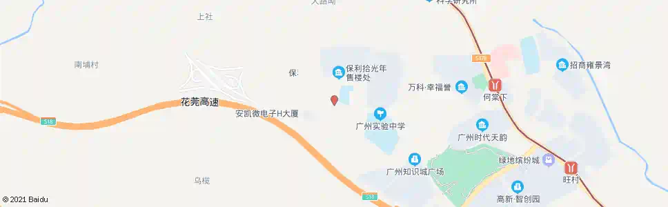 广州西二号路_公交站地图_广州公交_妙搜公交查询2025