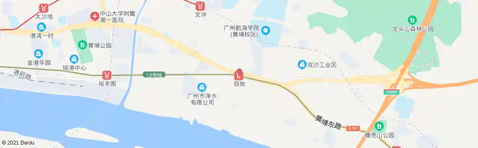 广州红山_公交站地图_广州公交_妙搜公交查询2025