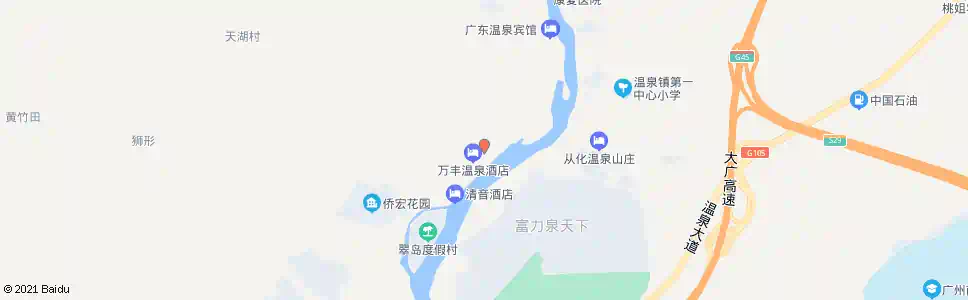 广州温泉西路_公交站地图_广州公交_妙搜公交查询2025
