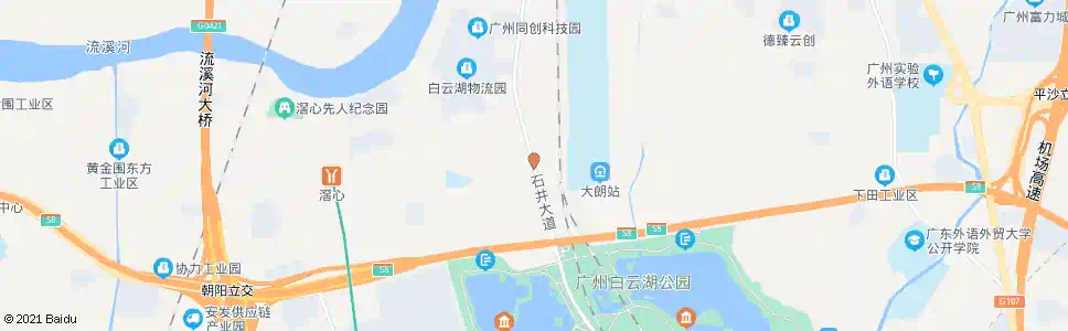 广州石井大道(滘心村)_公交站地图_广州公交_妙搜公交查询2025