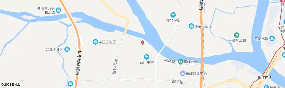 广州黄岐第一城总站_公交站地图_广州公交_妙搜公交查询2025