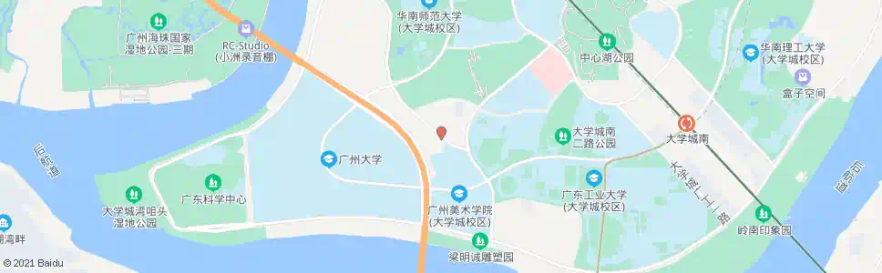 广州市国家档案馆南总站(大学城)_公交站地图_广州公交_妙搜公交查询2025