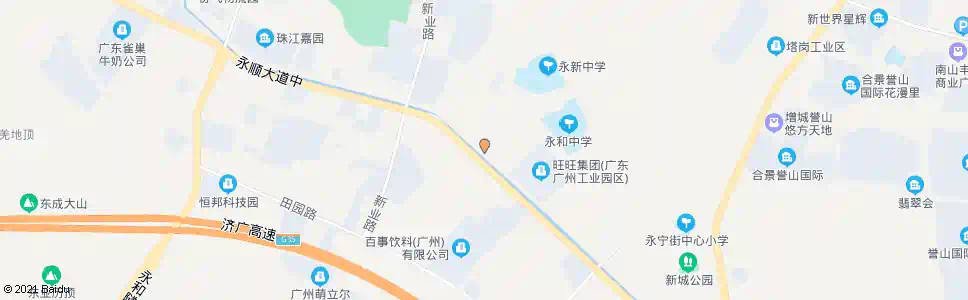 广州摇田河大街_公交站地图_广州公交_妙搜公交查询2025