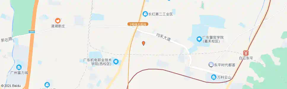 广州下新村_公交站地图_广州公交_妙搜公交查询2025