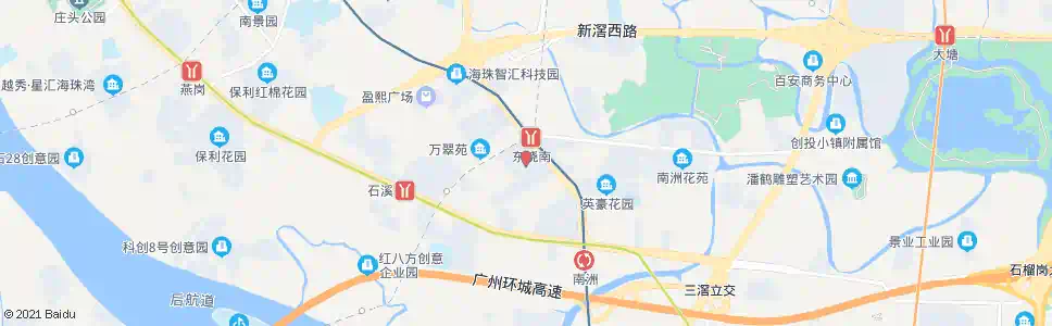 广州晓港湾(东晓南路)_公交站地图_广州公交_妙搜公交查询2025