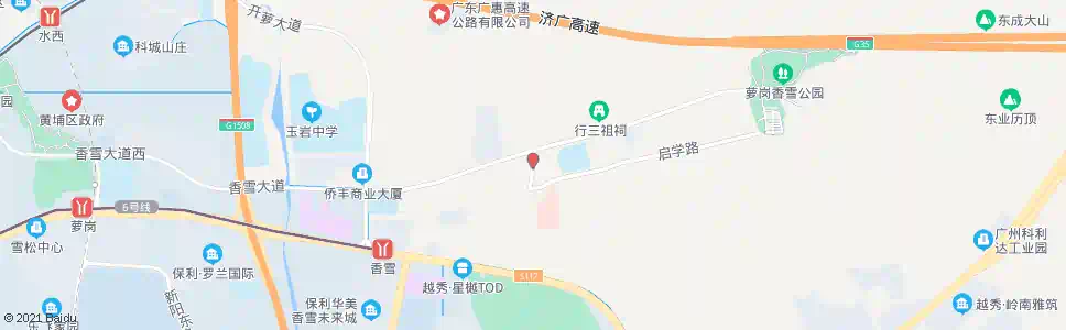 广州孟田(开发区电大)_公交站地图_广州公交_妙搜公交查询2025