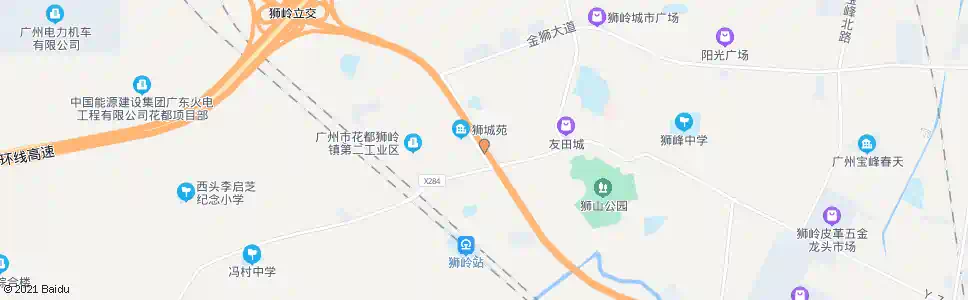 广州利达路_公交站地图_广州公交_妙搜公交查询2025