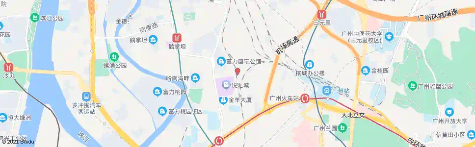 广州机务大街_公交站地图_广州公交_妙搜公交查询2025