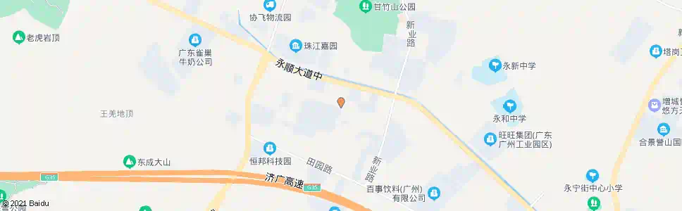 广州新庄二路_公交站地图_广州公交_妙搜公交查询2025