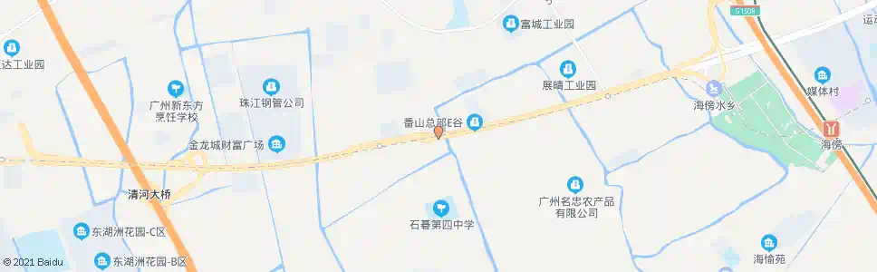 广州前锋村_公交站地图_广州公交_妙搜公交查询2025