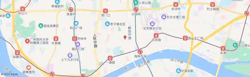 广州大德路_公交站地图_广州公交_妙搜公交查询2025