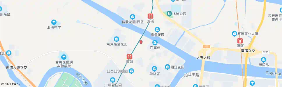 广州丽江路口_公交站地图_广州公交_妙搜公交查询2025