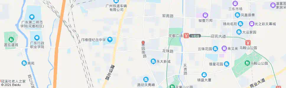 广州茶园市场_公交站地图_广州公交_妙搜公交查询2025