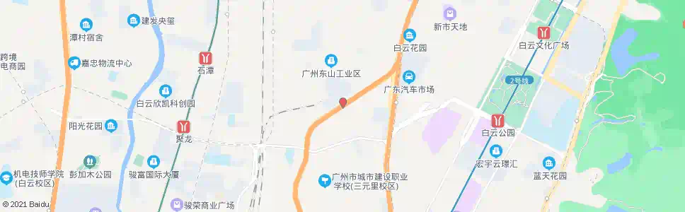 广州三元里大道口_公交站地图_广州公交_妙搜公交查询2025