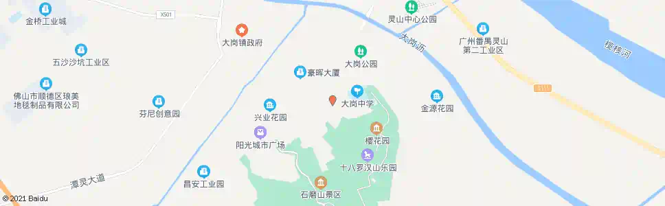 广州二湾社区_公交站地图_广州公交_妙搜公交查询2025