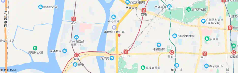 广州安华装饰城_公交站地图_广州公交_妙搜公交查询2025