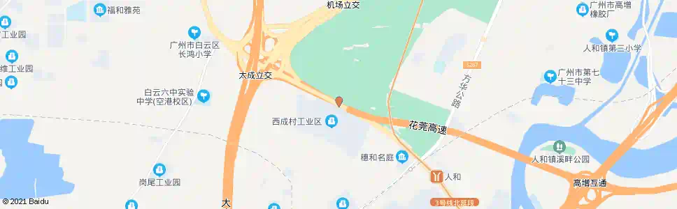 广州凤和庄_公交站地图_广州公交_妙搜公交查询2025