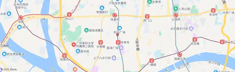 广州华林寺_公交站地图_广州公交_妙搜公交查询2025