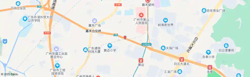 广州彭边村东_公交站地图_广州公交_妙搜公交查询2025
