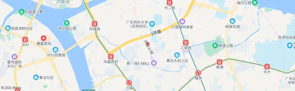 广州海珠区妇幼_公交站地图_广州公交_妙搜公交查询2025