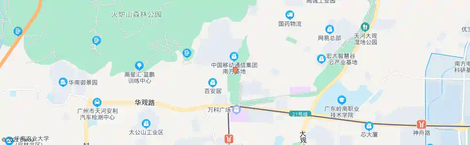 广州高唐路_公交站地图_广州公交_妙搜公交查询2025