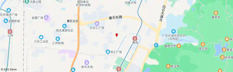 广州云安路_公交站地图_广州公交_妙搜公交查询2025