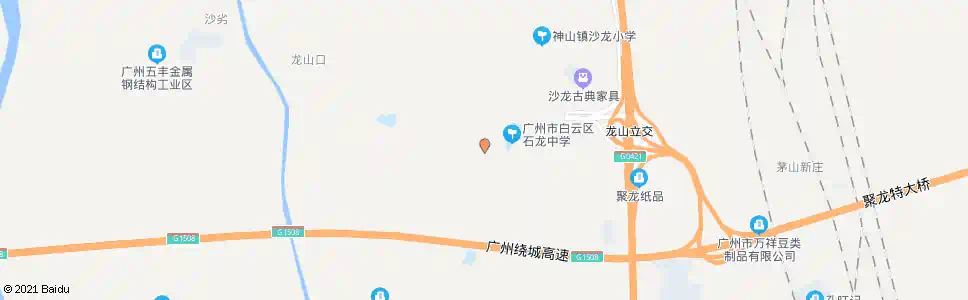 广州石龙_公交站地图_广州公交_妙搜公交查询2025