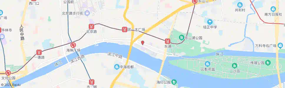 广州大沙头_公交站地图_广州公交_妙搜公交查询2025