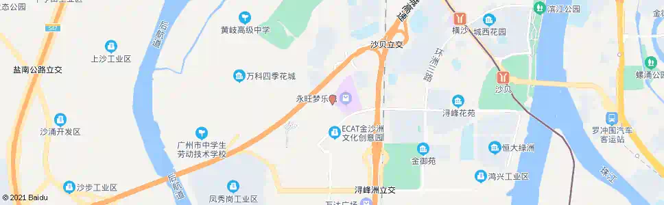 广州金刚禅寺_公交站地图_广州公交_妙搜公交查询2025
