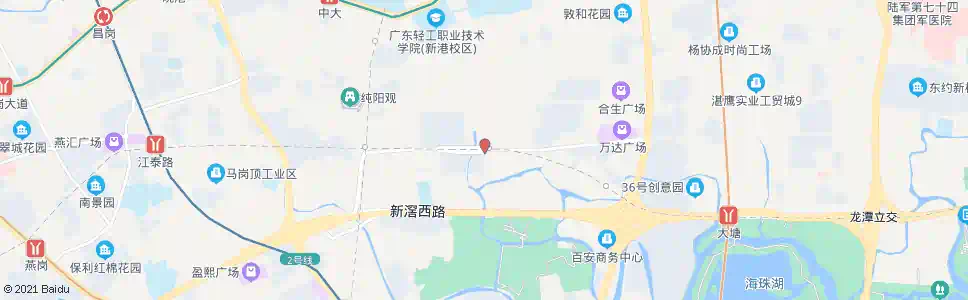广州逸景路西_公交站地图_广州公交_妙搜公交查询2025
