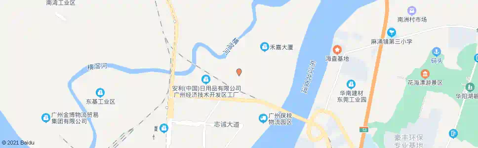 广州广保大道南(黄埔海关)_公交站地图_广州公交_妙搜公交查询2025