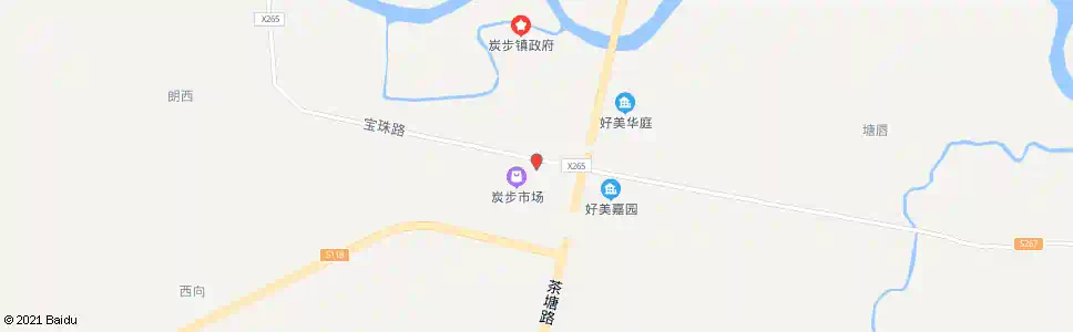广州炭步市场_公交站地图_广州公交_妙搜公交查询2025