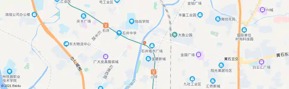 广州小坪立交桥_公交站地图_广州公交_妙搜公交查询2025