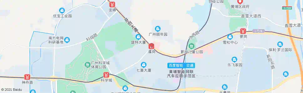 广州暹岗站_公交站地图_广州公交_妙搜公交查询2025