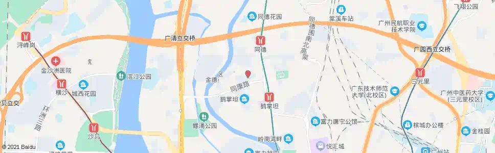 广州金德苑总站(同德围)_公交站地图_广州公交_妙搜公交查询2025