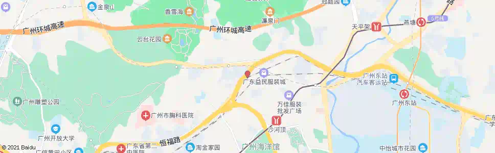 广州西坑_公交站地图_广州公交_妙搜公交查询2025