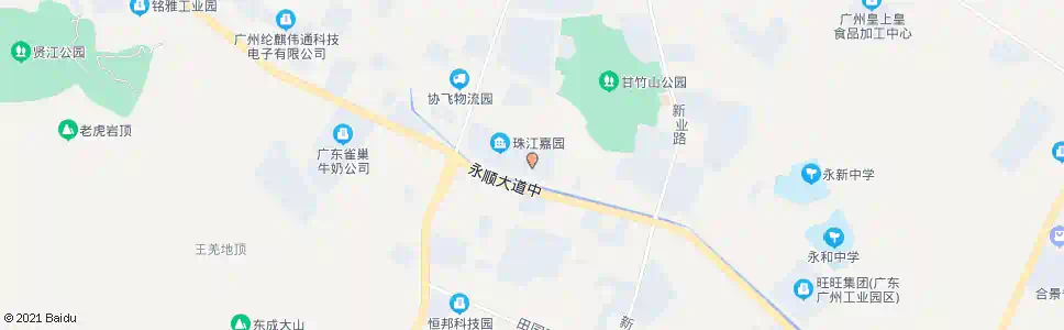 广州新安路(摇田河大街口)_公交站地图_广州公交_妙搜公交查询2025