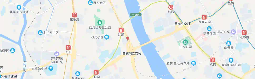 广州中码头_公交站地图_广州公交_妙搜公交查询2025