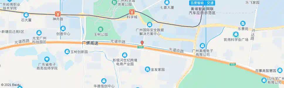 广州创新路_公交站地图_广州公交_妙搜公交查询2025