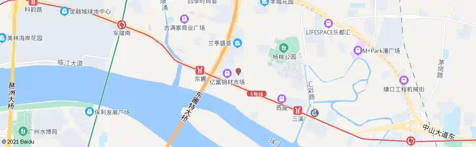 广州桃园西路_公交站地图_广州公交_妙搜公交查询2025