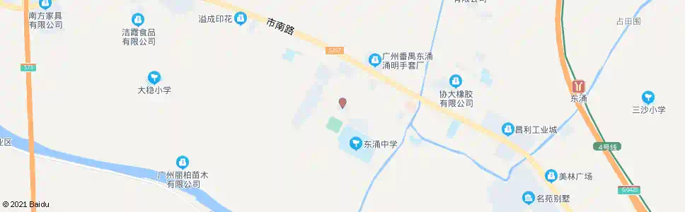 广州东涌镇政府(吉祥南路)_公交站地图_广州公交_妙搜公交查询2025