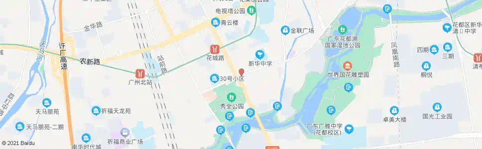 广州横潭路口_公交站地图_广州公交_妙搜公交查询2025